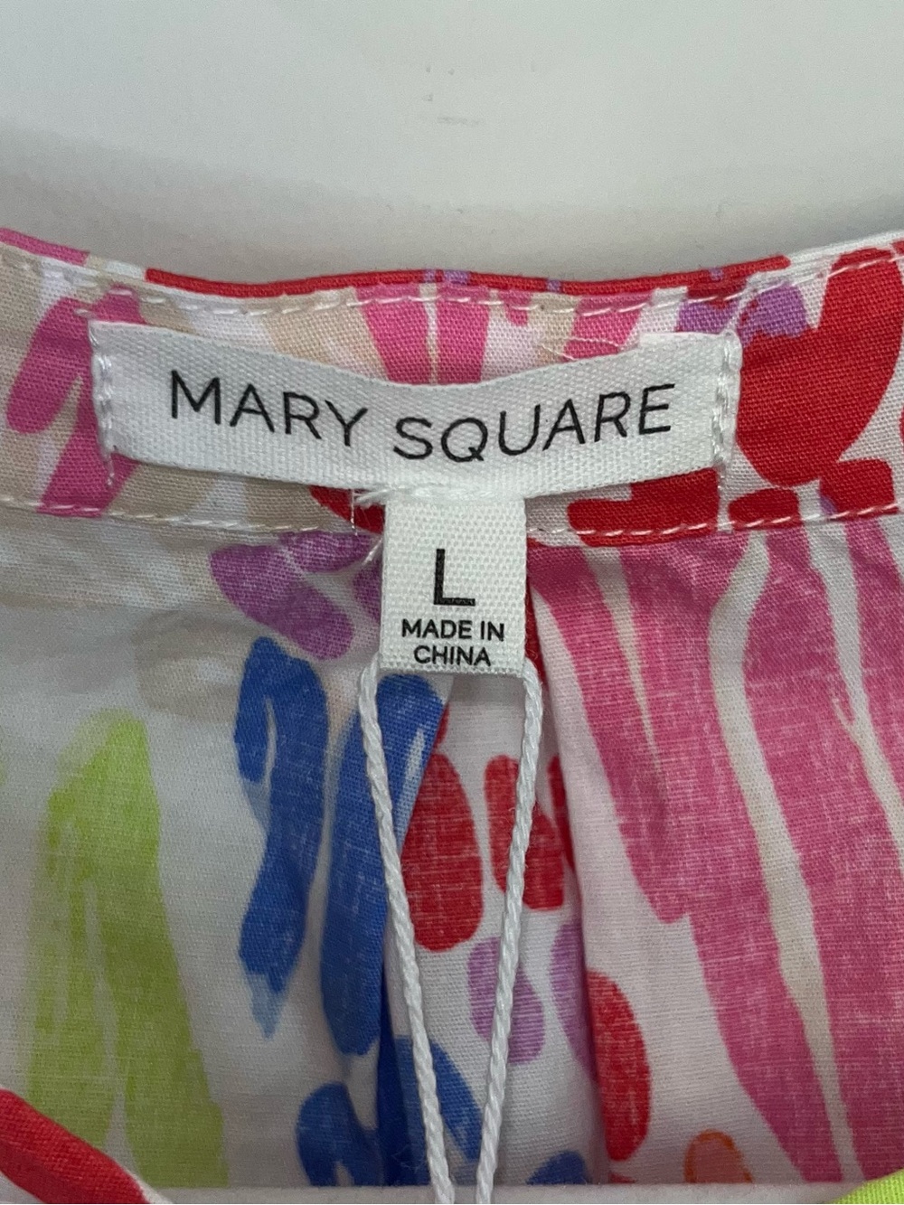 Mary Square Riley Dress Large Coral Cove White Tiered Maxi Dress NWT Cottagecore - Picture 7 of 12